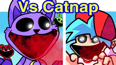 fnf catnap vs smiling critters|fnf vs catnap snokido.